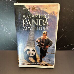 The Amazing Panda Adventure VHS 1995 Warner Bros Family Adventure Film